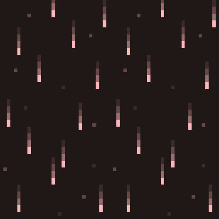 Pixel Retro Style Peach Light  Rain Effect Pattern Texture Backgroundのイラスト素材