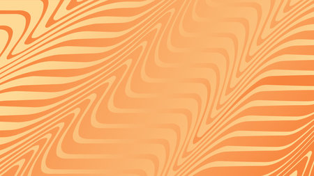 Orange and Yellow Soft Gradient Abstract Liquid Lines Backgroundのイラスト素材