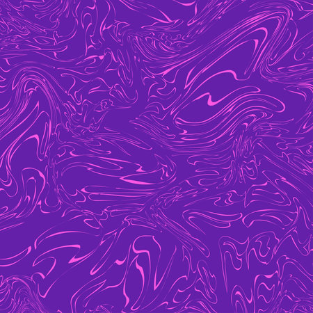 Purple Background with Pink Extreme Distorted Liquidify Linesのイラスト素材