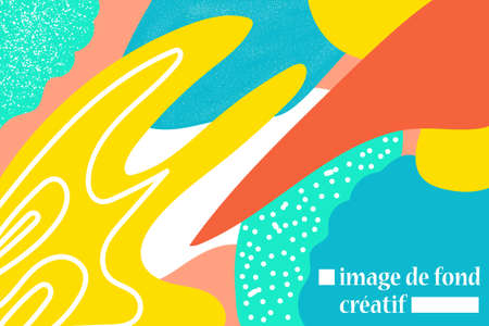 Background abstract temporary art with grain and bright colorfull. can use for poster, invitation...
