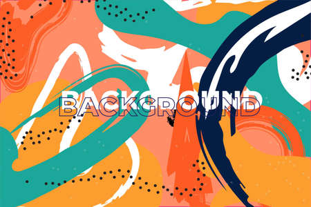 Memphis pattern set. Geometric elements memphis in the style of 80's. Pastel colors. graphic pattern of abstract elements in bright colorsのイラスト素材