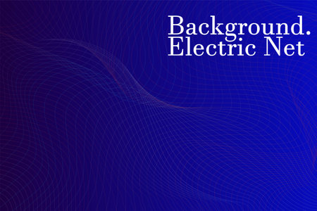 Background gradient line wave dark Blue abstract colour . Modern business brochure, leaflet, flyer, cover, website and landing pageのイラスト素材