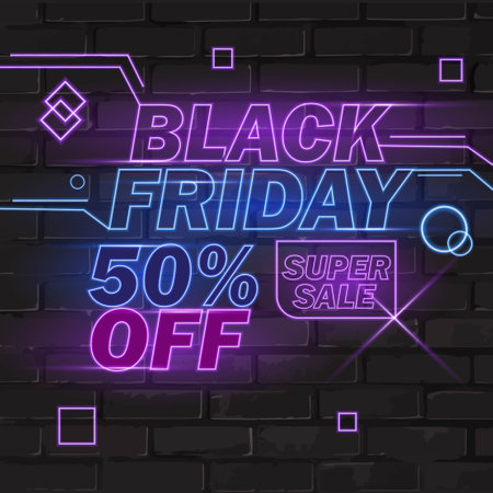 Design Black friday sale banner template for promotion on social media and websiteのイラスト素材
