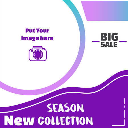 Modern promotion square web banner for social media mobile apps. Elegant sale and discount promo backgrounds with gradient style. Email ad newsletter layouts.のイラスト素材