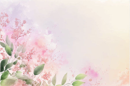 rainbow pastel unicorn candy watercolor on paper abstract backgroundのイラスト素材