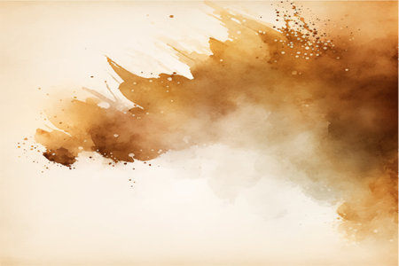 Vector watercolor texture with white clouds and sky for cards. Hand drawn vector texture. Heaven. Summer watercolour banner. Template for design.のイラスト素材