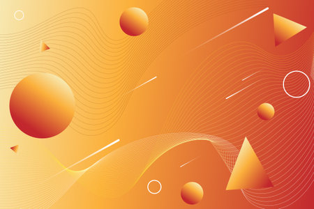 Modern Background Futuristic Gradient Fluid poster cover with modern color. Dark purple abstract geometrical Line template with blend shapesのイラスト素材