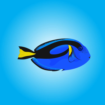 Illustration Colorful fish tanks with destructive side effects vector hand drawn for picture book education in schoolのイラスト素材