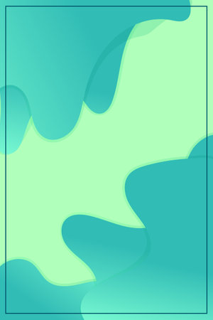 Abstract Digital Smooth gradient Portraitのイラスト素材