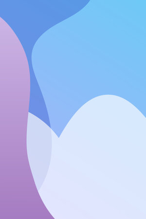 portrait mystical fantasy flowers gradient colors background illustration. Great images for wall art posters, greeting cards or book coversのイラスト素材