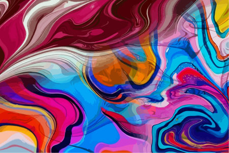 Abstract Colorfull Background Watercolor Multicolor creative digital background made of interweaving...