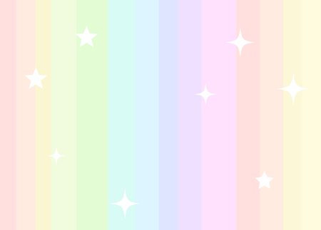Dreamy rainbow background in pastel coloursのイラスト素材