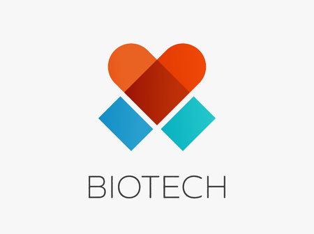 Pharmaceutical technology, biotechnology, healthcare and medical concept icon, symbolのイラスト素材