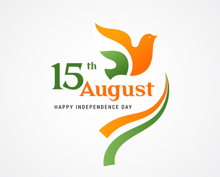 Indian holiday, Happy Independence Day celebration, poster and banner design
