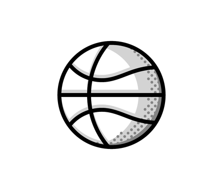 Basketball Logo, American sports vector symbol and iconのイラスト素材