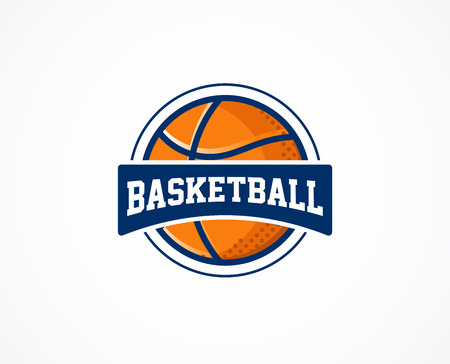 Basketball Logo, American sports vector symbol and iconのイラスト素材