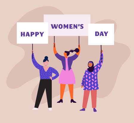 International womens day design and illustration