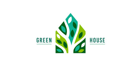 Tree symbol, icon design. Nature, trees illustration, logo concept. Luxury, modern and minimalistic styleのイラスト素材