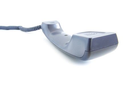 telephone tube isolated on white backgroundの写真素材