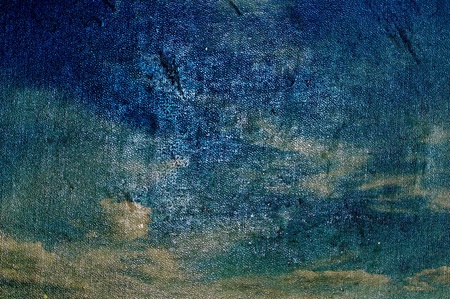 grunge image of blue sky with clouds