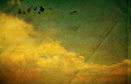 White clouds in blue skyの写真素材