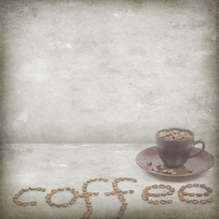 Vintage coffee backgroundの写真素材