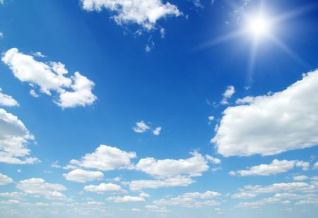 clouds in the blue sky clouds in the blue sky