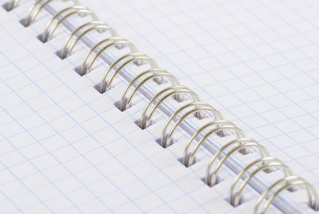 Open Spiral Notebook blank paper