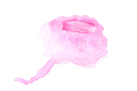 watercolor on white backgroundの写真素材