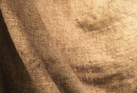 close up of sack textureの写真素材