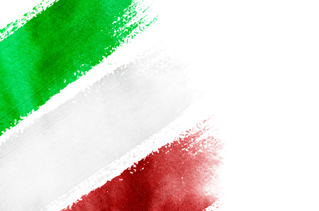 flag of Italyの写真素材