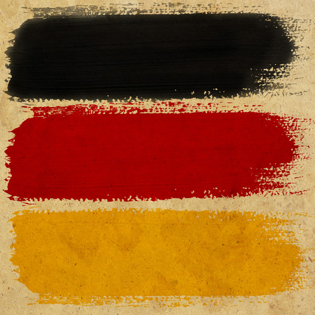 Germany flag with old texture grunge and vintageの写真素材
