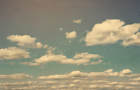 clouds in the blue skyの写真素材