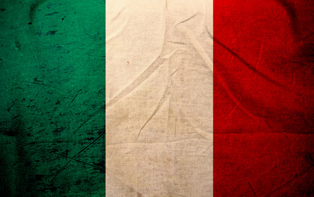 flag of Italy background textureの写真素材