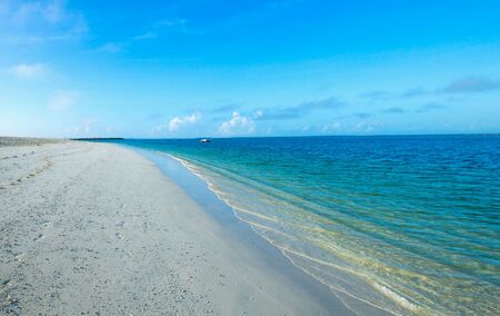 Beautiful sky and blue seaの写真素材