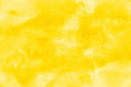 Abstract yellow watercolor background textureの写真素材