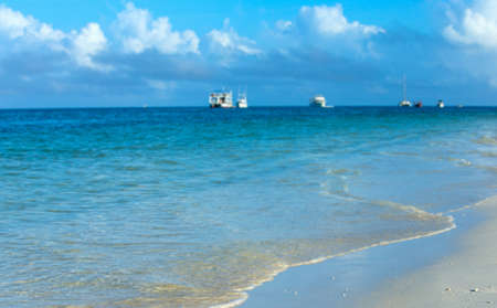 Beautiful sky and blue seaの写真素材