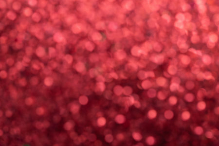 abstract red blurred bokeh backgroundの写真素材