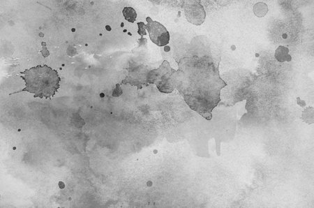 Abstract gray watercolor background textureの写真素材
