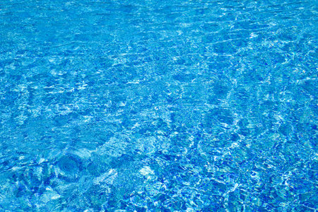 Blue Water swimming poolの写真素材