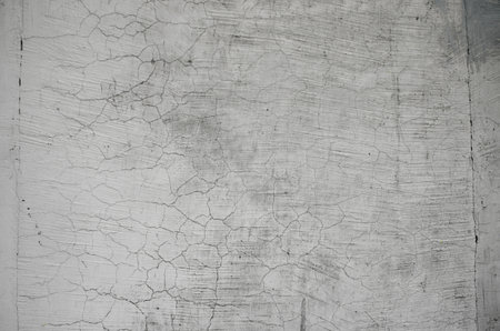 Gray old wall textureの写真素材