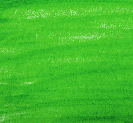 Green watercolor on paperの写真素材