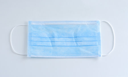 Procedure mask from bacteria. protection concept.の写真素材