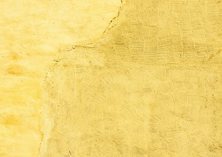 abstract yellow background with textureの写真素材