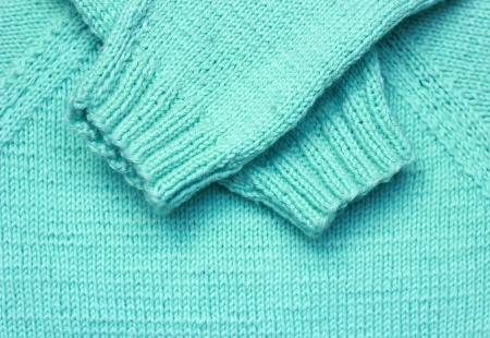 Blue woolen textureの写真素材