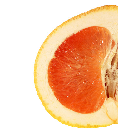 Grapefruit isolated の写真素材