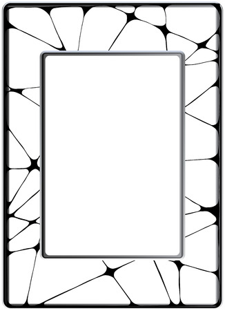 Frame vector image. Floral hand drawnのイラスト素材