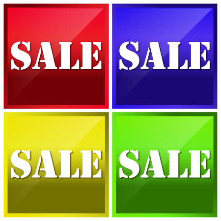 Vector illustration, Sale text.のイラスト素材