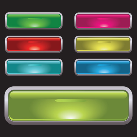 Set of button のイラスト素材