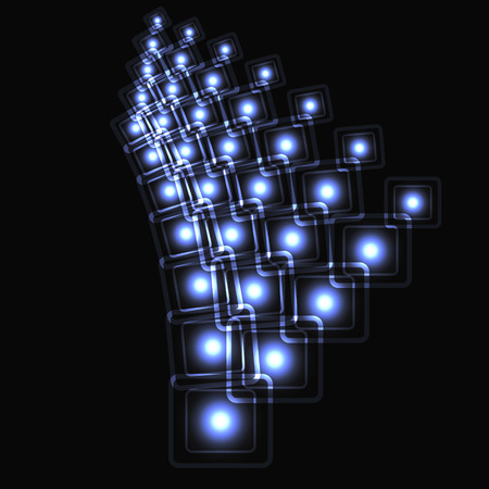 Glowing backgroundのイラスト素材
